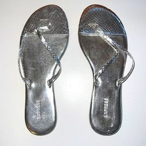 Express Silver Sandals